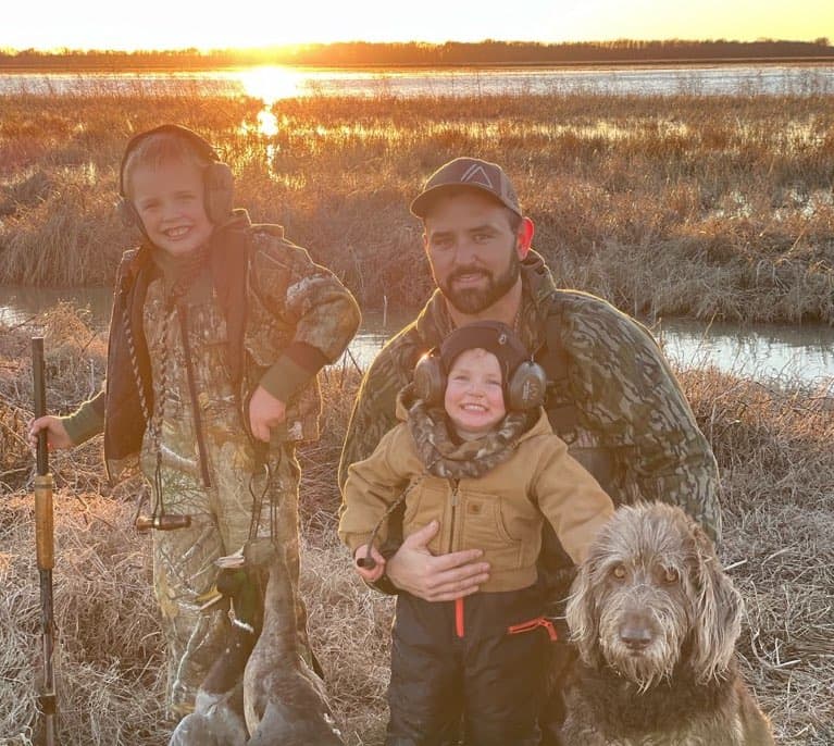 Heath with Family